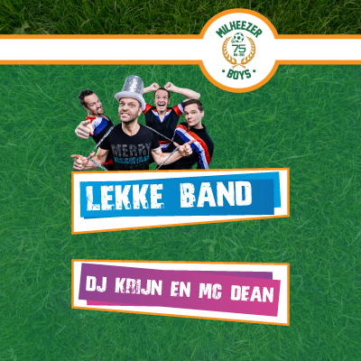 Kaarten feestavond De Lekke Band 6 mei te koop